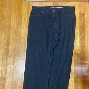 These pants are size 36 and it called structure and they are slim straight